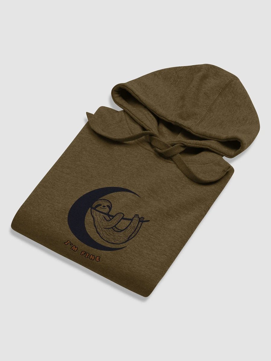 Sloth on the Moon Premium Hoodie product image (4)