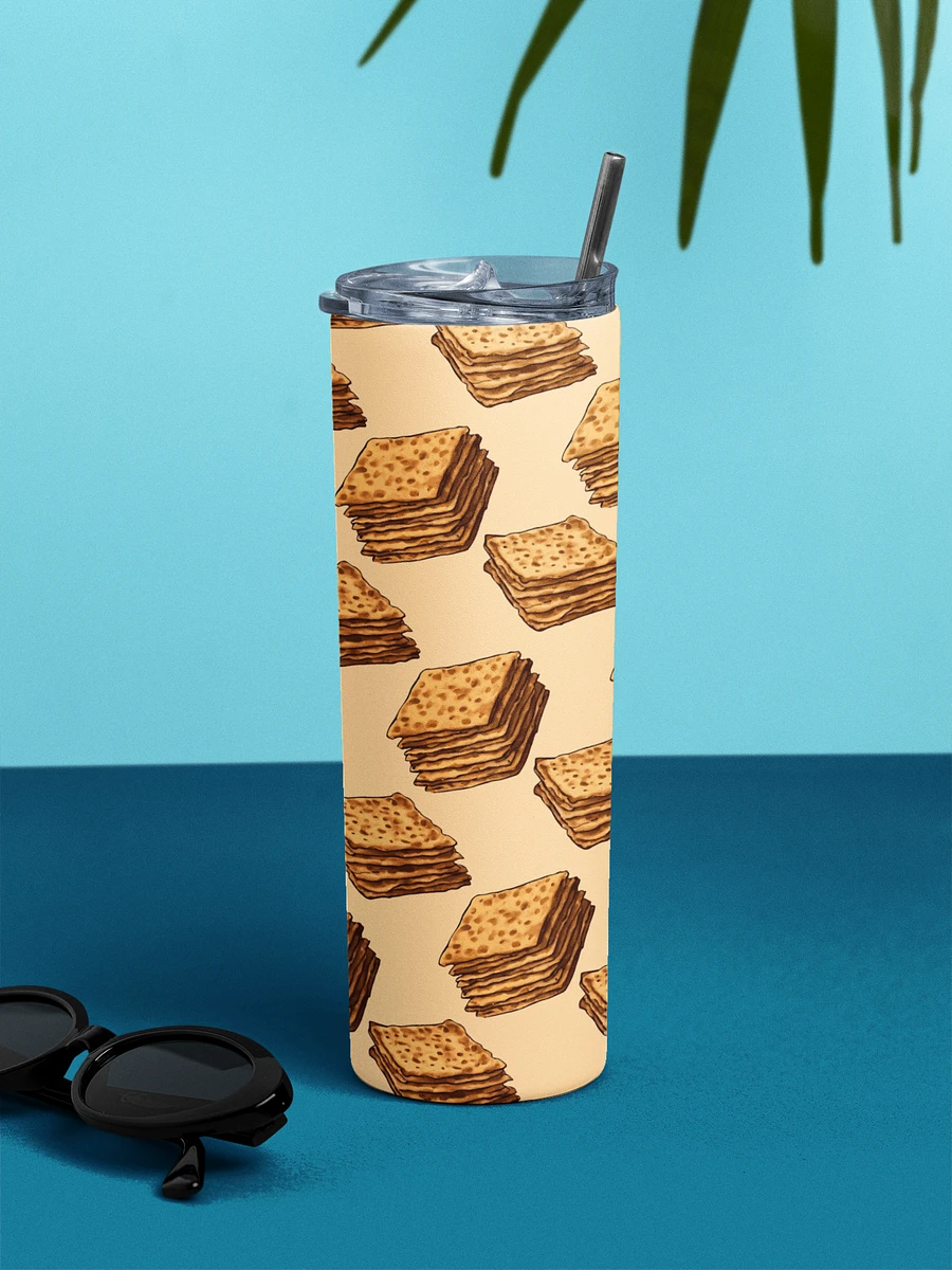 Matzah Pattern Stainless Steel Tumbler Gift for Passover product image (1)