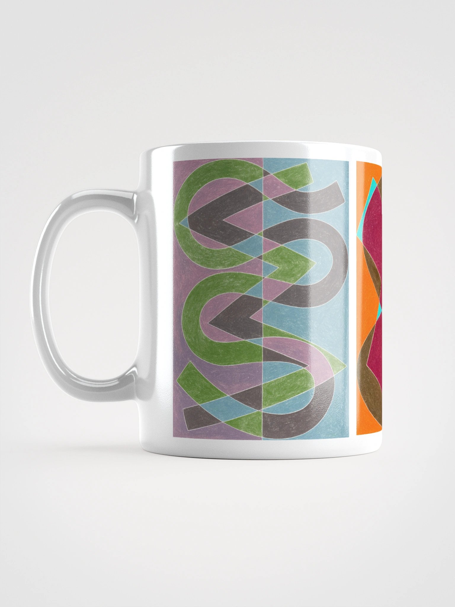 Prismacolors #1, 2 & 3 (2021) on White Glossy Mug product image (2)