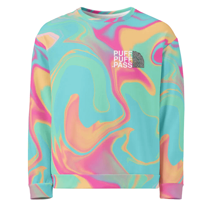 Puff, Puff, Pass High-Dye Ecstasy Sweatshirt product image (1)