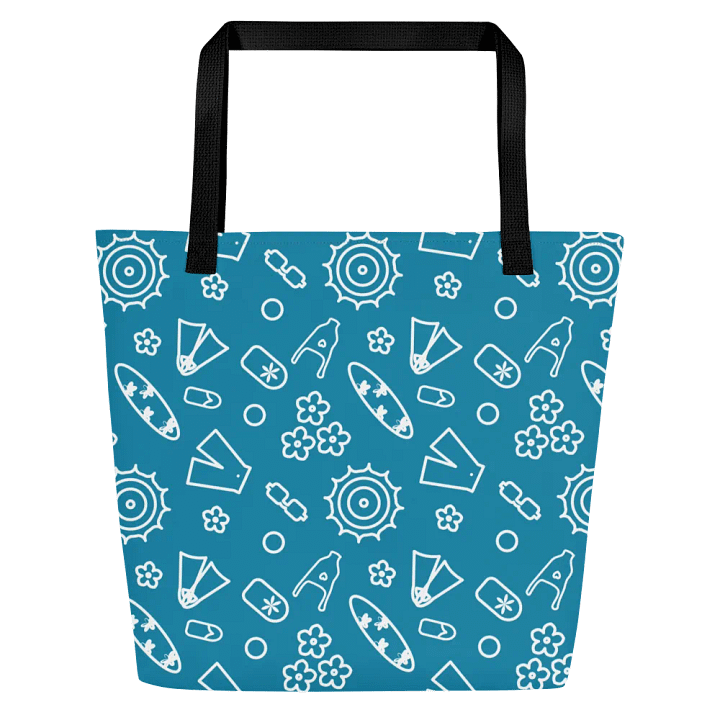 Beach Necessities Pattern All Over Print Tote product image (2)
