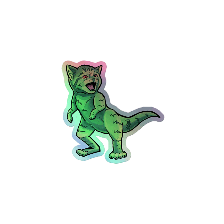Kit-T-Rex Holographic Sticker product image (2)