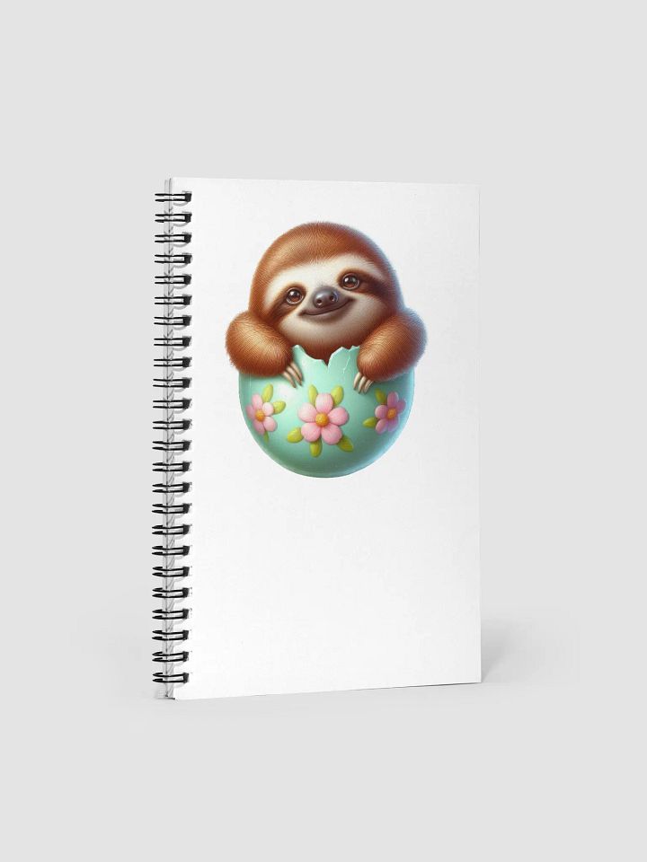 Sloth Easter Egg - Notebook product image (1)