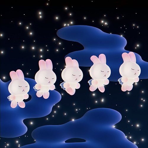 sleep tight, the ministry of sleep has dispatched a crew to give everyone sweet dreams tonight 💤 #blender #blender3d