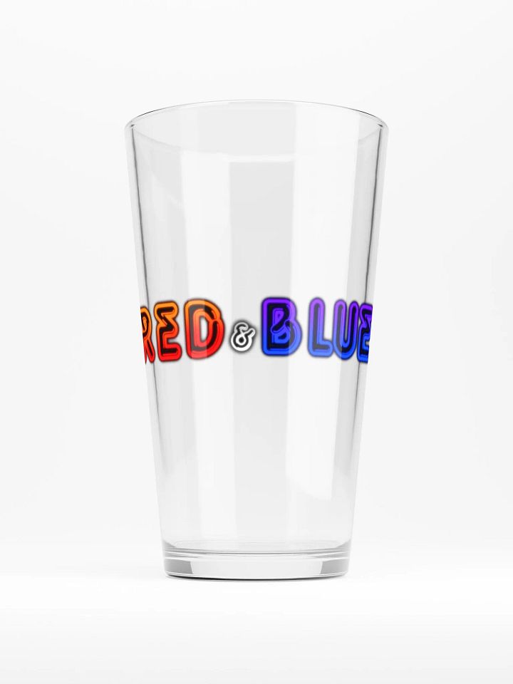 Red & Blue™ Logo Glass product image (1)