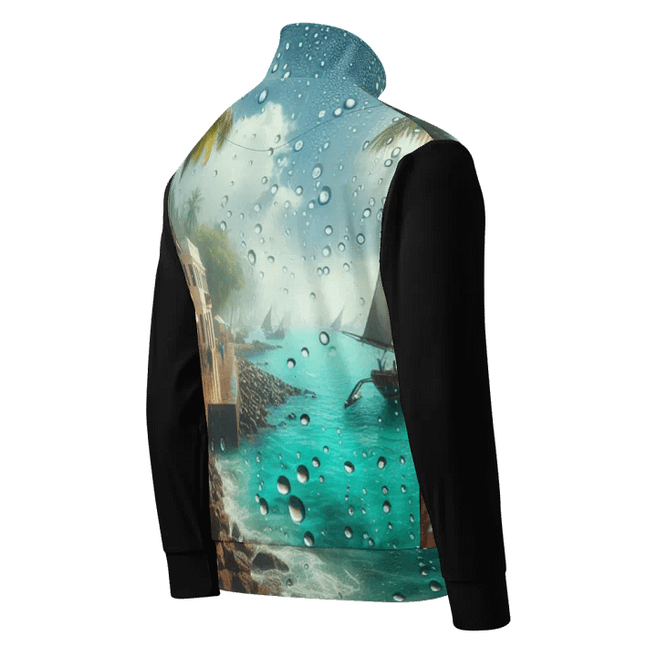 Tropical Vista Recycled Track Jacket | AI Design product image (2)