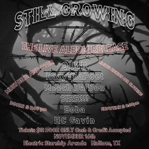 STILL GROWING LIVE ALBUM RELEASE🗣️‼️(COMMENT “LET ME LISTEN” FOR A TEASER IN YOUR DMS👀)
•
•
The Last project I gave you guys ...