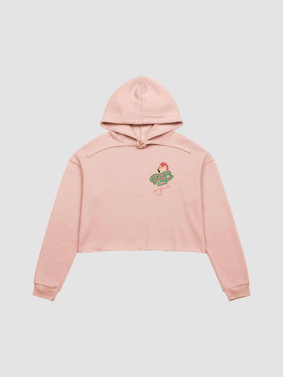 Flamingo Paradise Fleece Crop Hoodie product image (2)