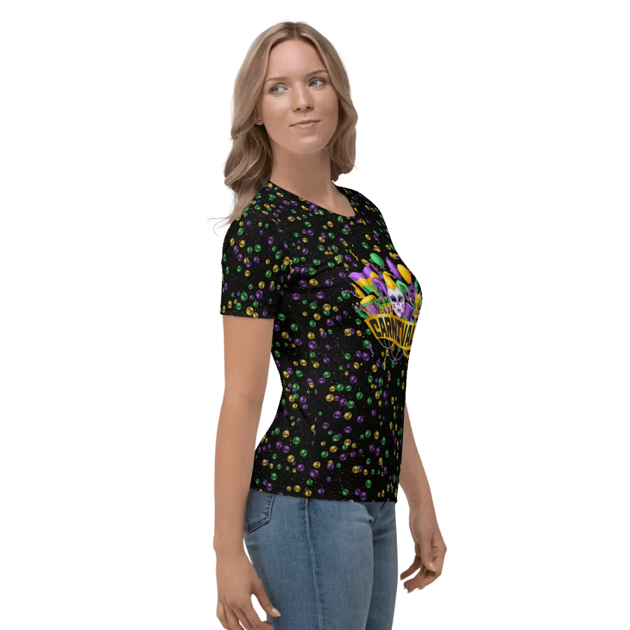 Mardi Gra All Over Print T-shirt product image (4)
