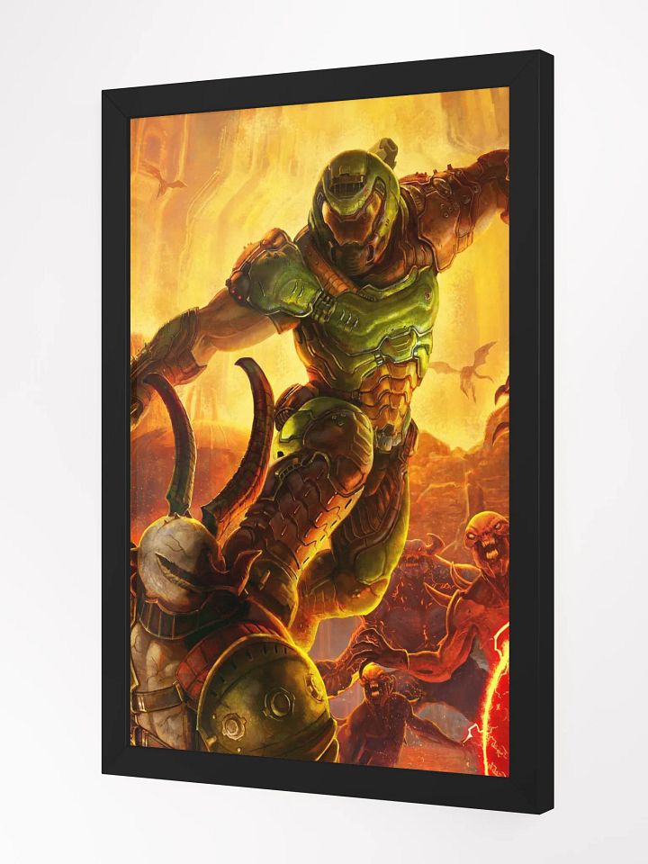 Doom Slayer: Argent Facility (Destroyed) Framed Print product image (2)