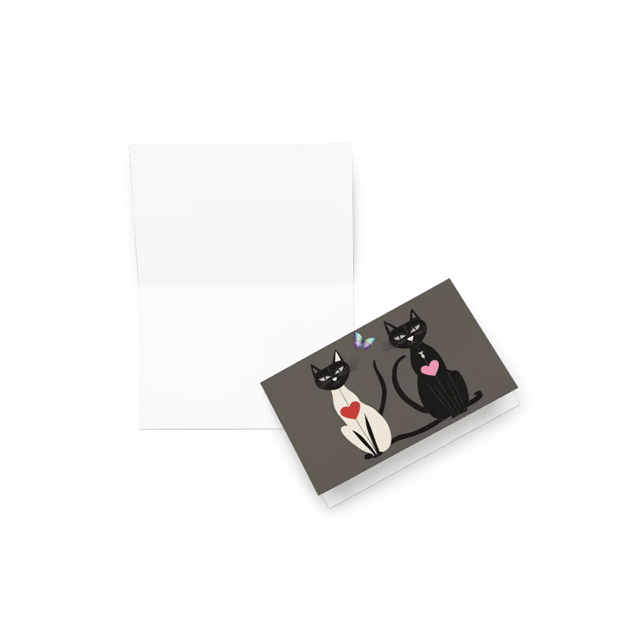 Black & White Butterfly Love Cats product image (8)