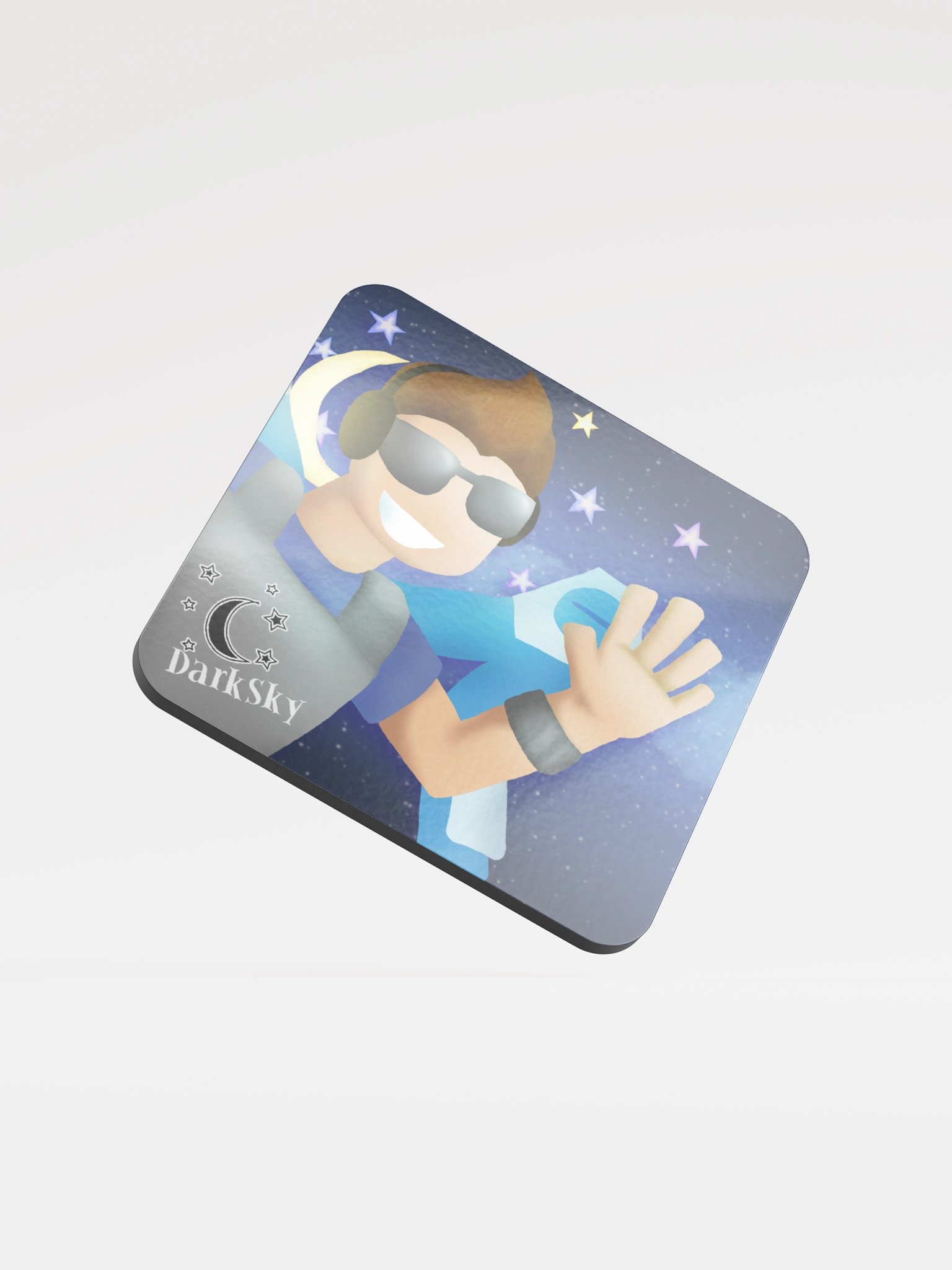 DarkSky Glossed Cork Coaster product image (1)