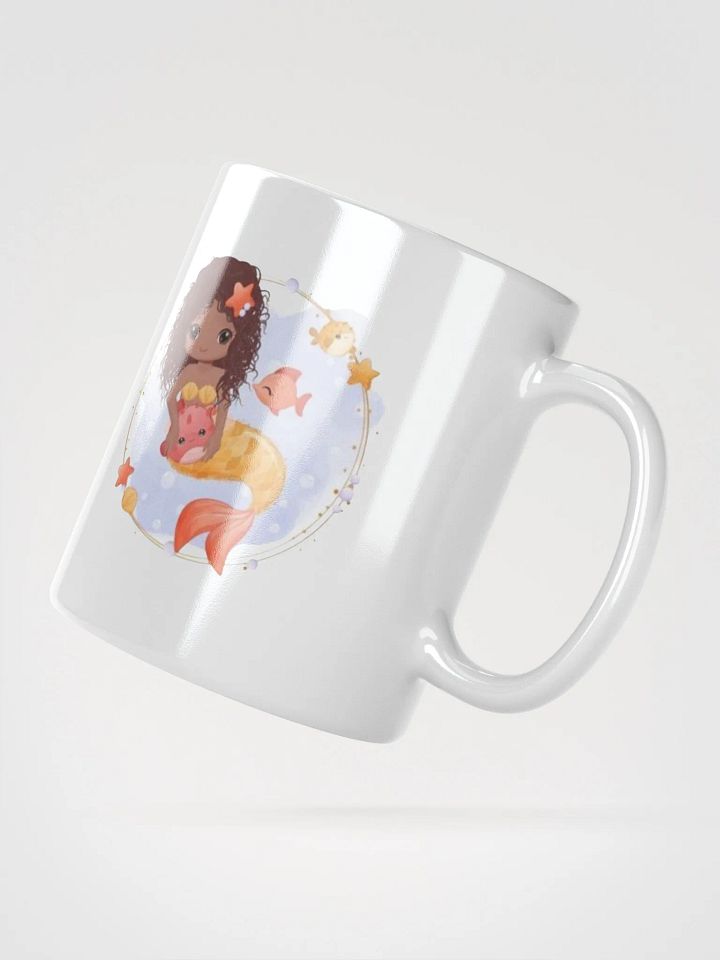 White Glossy Mug Little Mermaid product image (2)