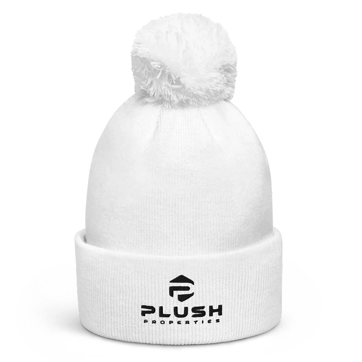 Plush Pom-Pom Beanie - White product image (1)