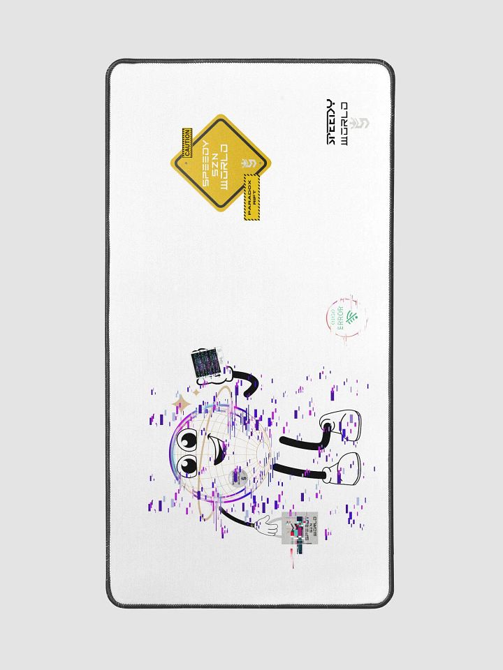 Glitch W0rLD Desk Mat product image (2)