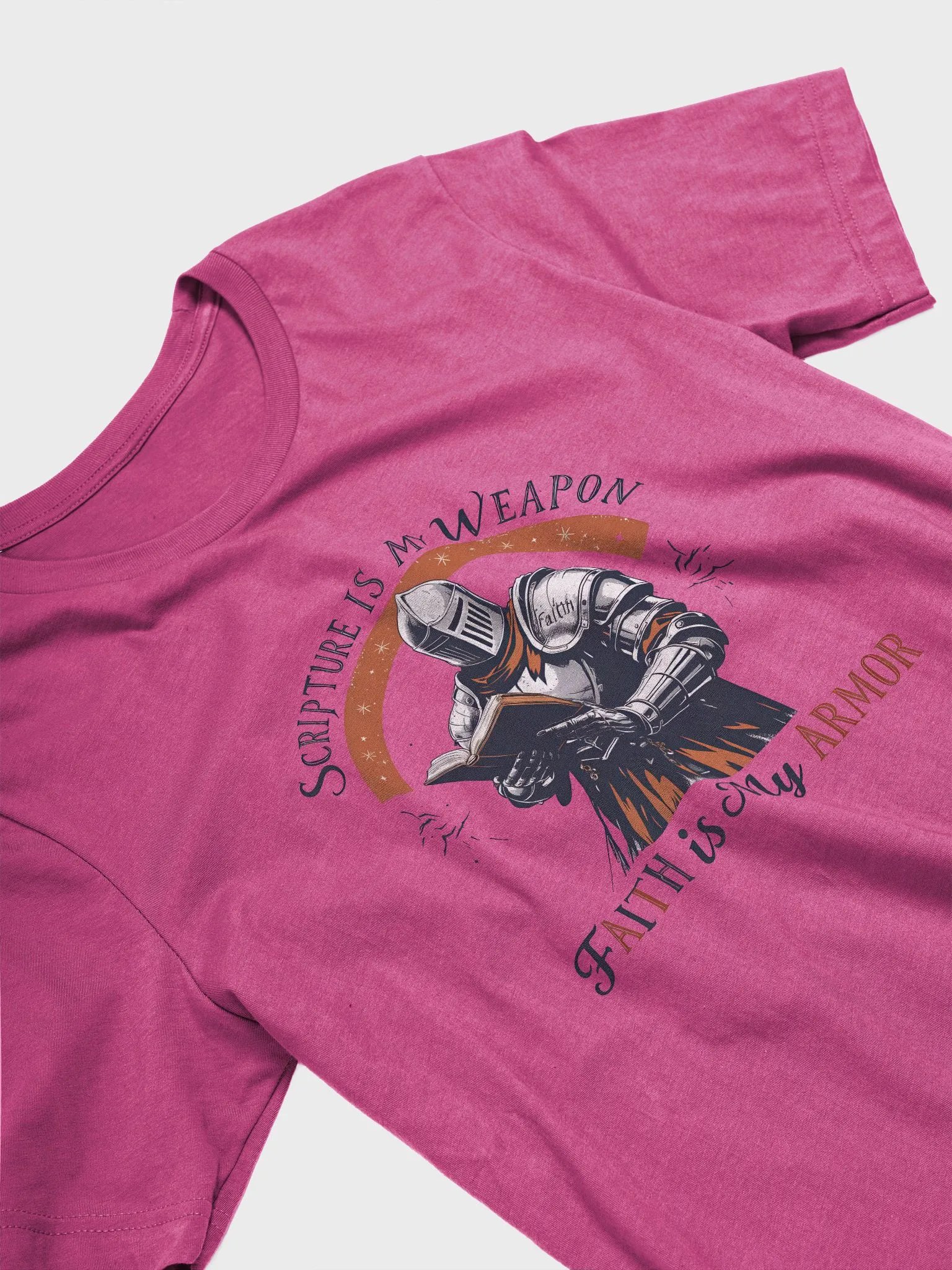 Scripture is My Weapon, Faith is My Armor T-Shirt product image (9)