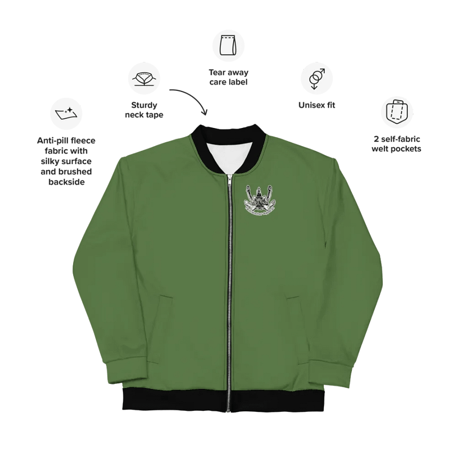 Twin Anchor Titan tug Green Bomber Jacket product image (6)