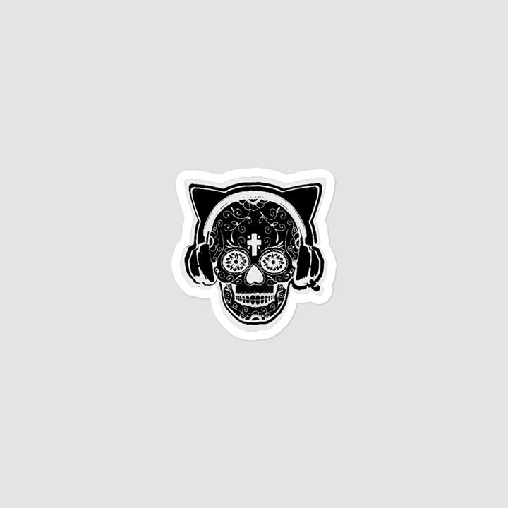 Sugar skull stickers (white) product image (3)