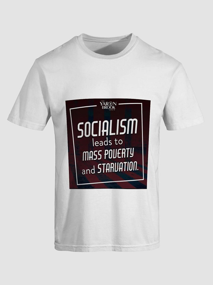 YBS Socialism vs. Prosperity Graphic Tee (White) product image (1)