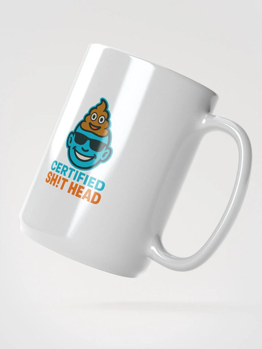 Certified Sh!t Head Mug – #PoopFaceSquad Coffee Cup product image (2)