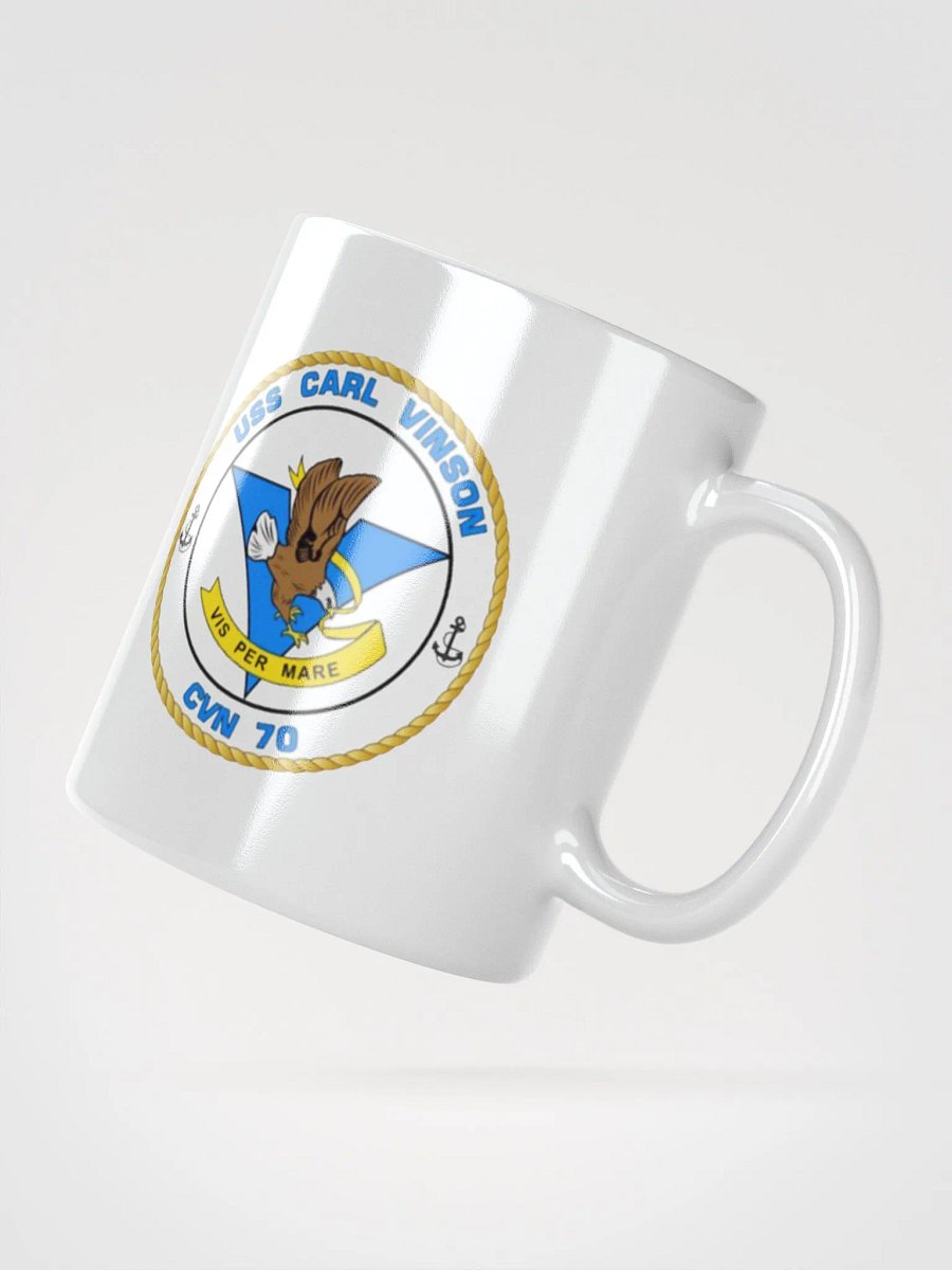 USS Carl Vinson CVN 70: White Coffee Cup product image (6)
