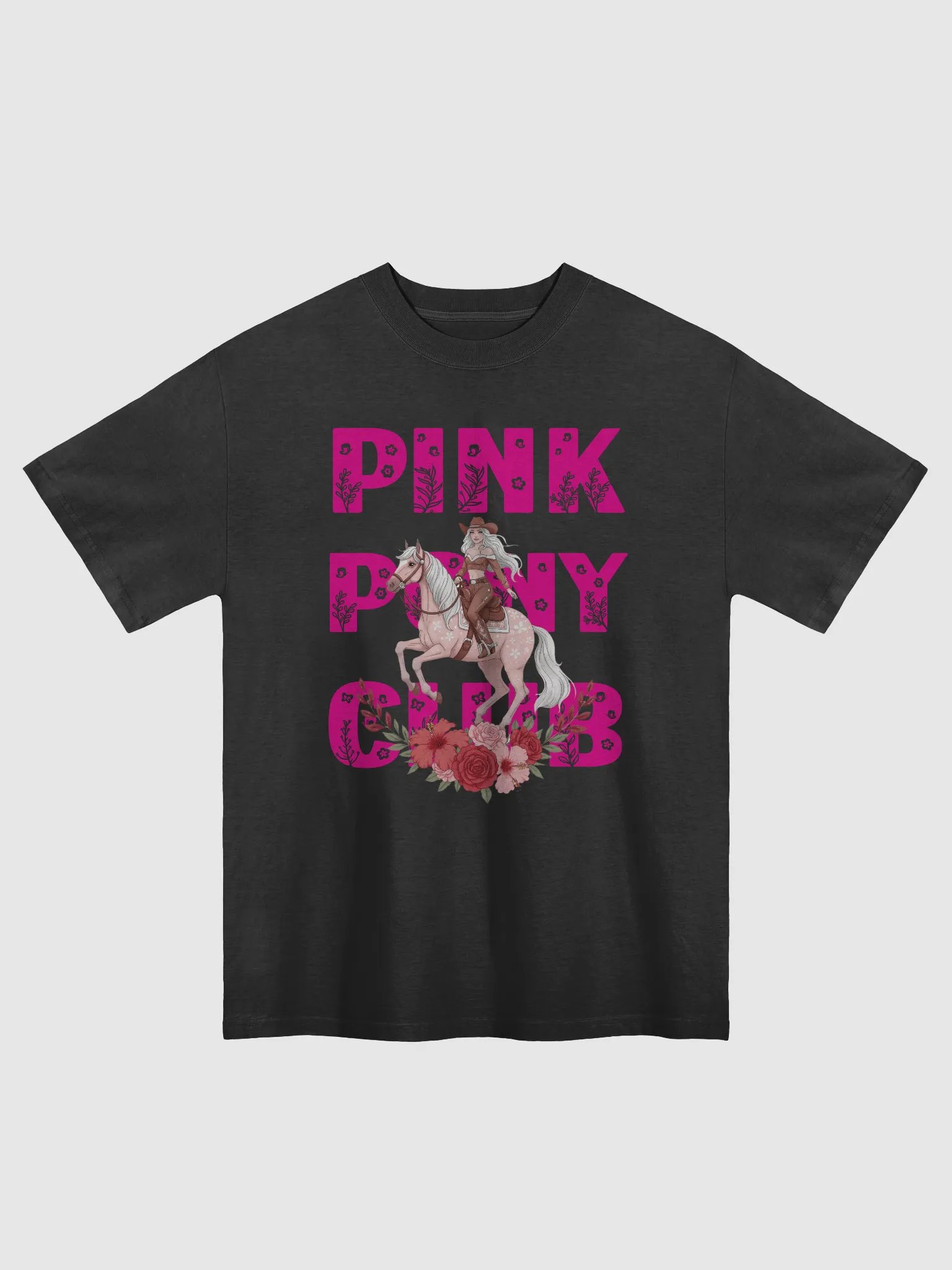 Pink Pony Club Floral Cowgirl T-Shirt product image (4)
