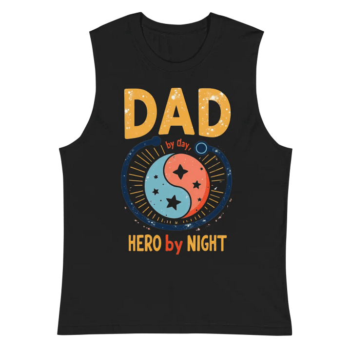 Superhero Dad Yin-Yang Muscle Tank product image (3)