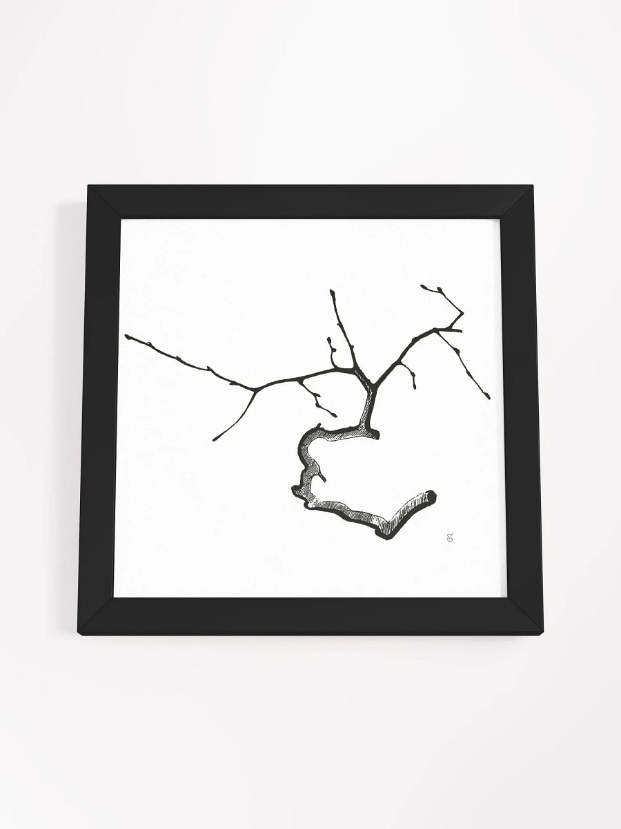 Minimalist Tree Branch Framed Poster. -Elegant Twig product image (11)