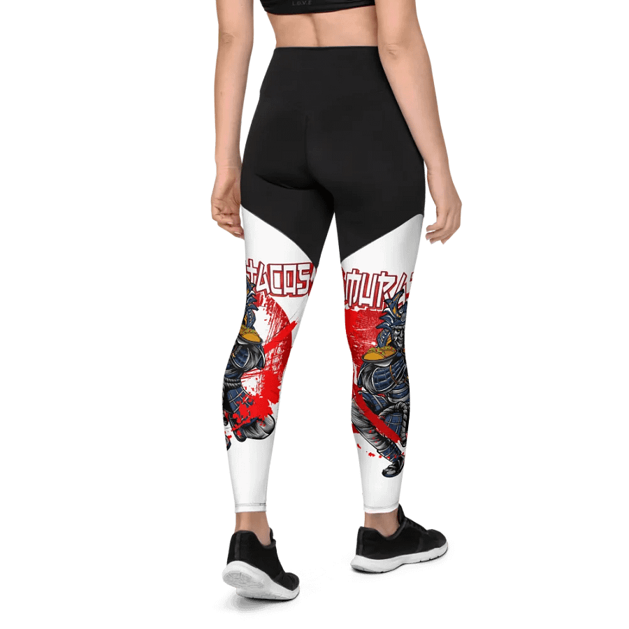 Samurai Tacos All-Over Print Leggings product image (5)