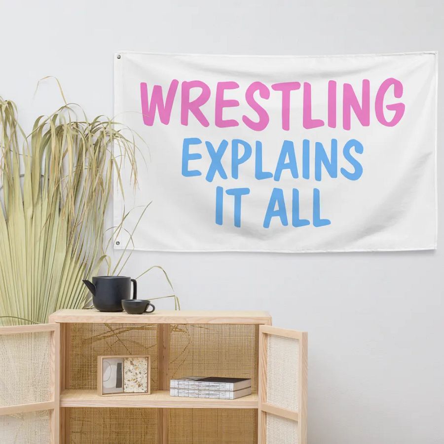 Wrestling Explains It All (Flag) product image (8)