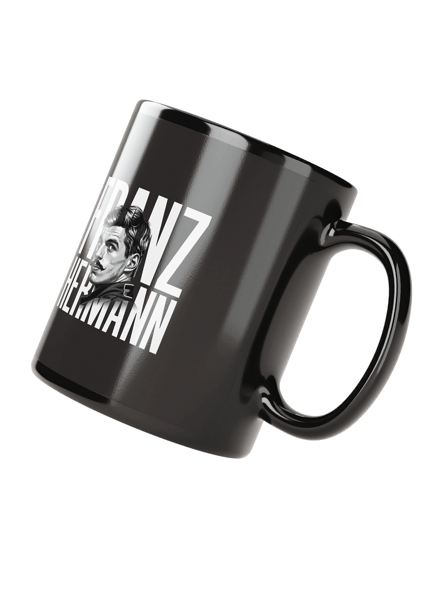 Franz Hermann Max Verstappen Meme Mug - F1 Nürburgring Legend Black & White Art product image (2)
