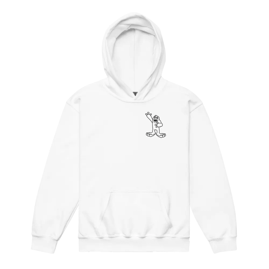 Youth Mammott Character (Black on Light) Hoodie product image (8)