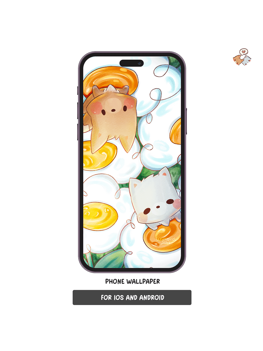 Eggy Flowers | Phone Wallpaper product image (2)