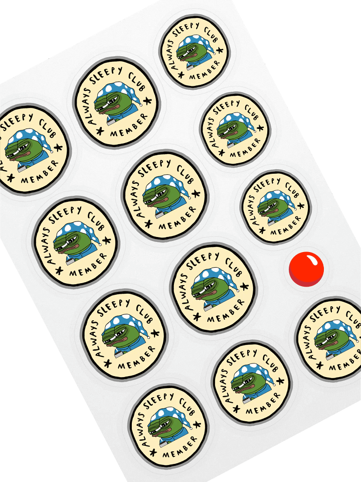 Always Sleepy Stickers product image (1)