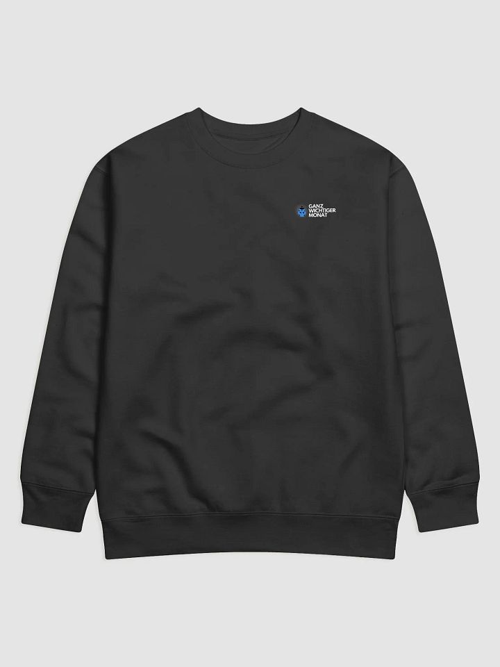 Ganz wichtiger Monat (Schwarz) - Premium Sweater product image (1)