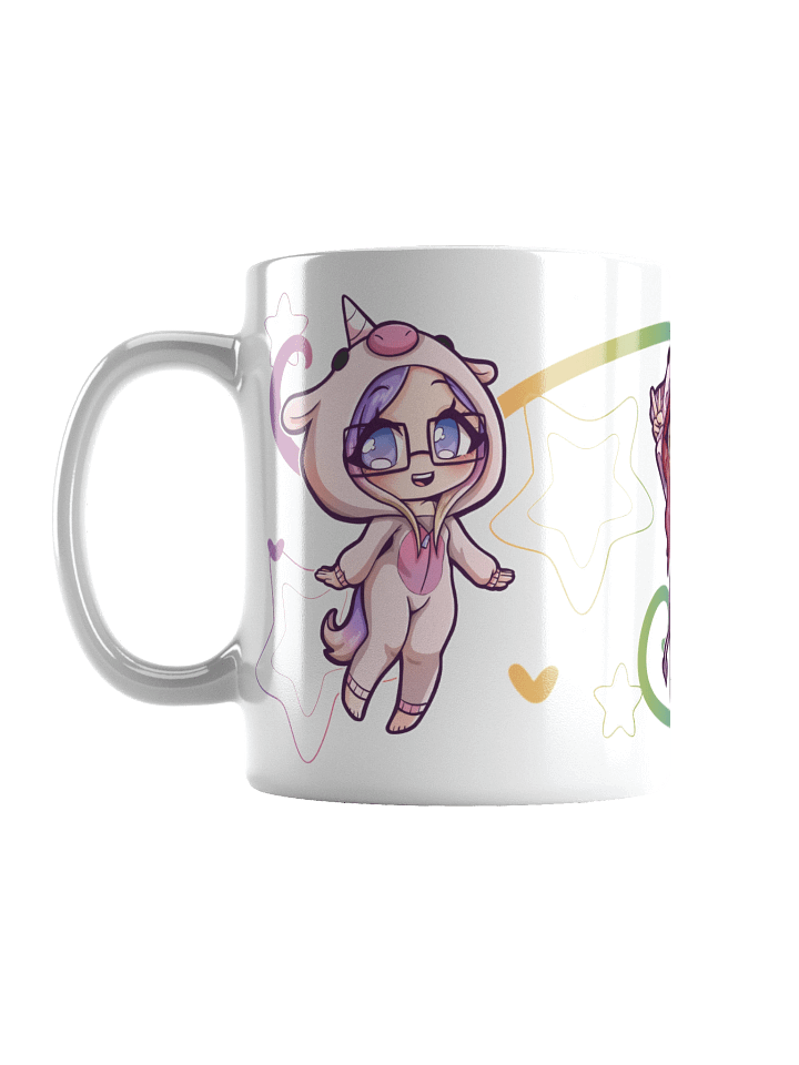 Tux2, MissieB12, and Mama_MJ Onesies! Collab Mug White product image (3)