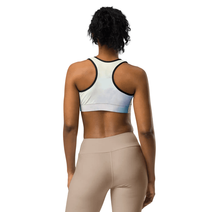 Blur cloud rainbow Design Sports Bra - V1 product image (1)