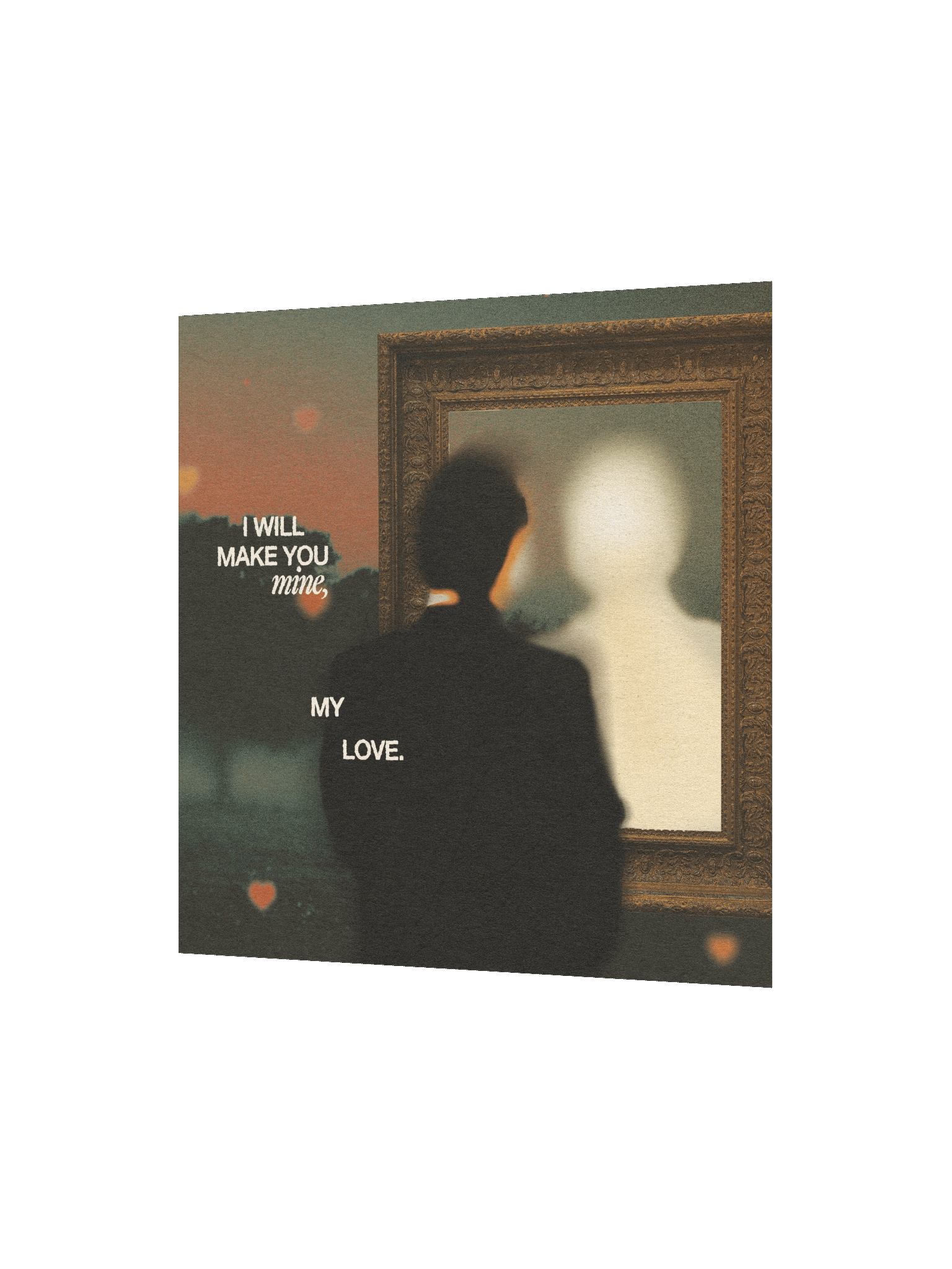narcissistic love | square print product image (2)