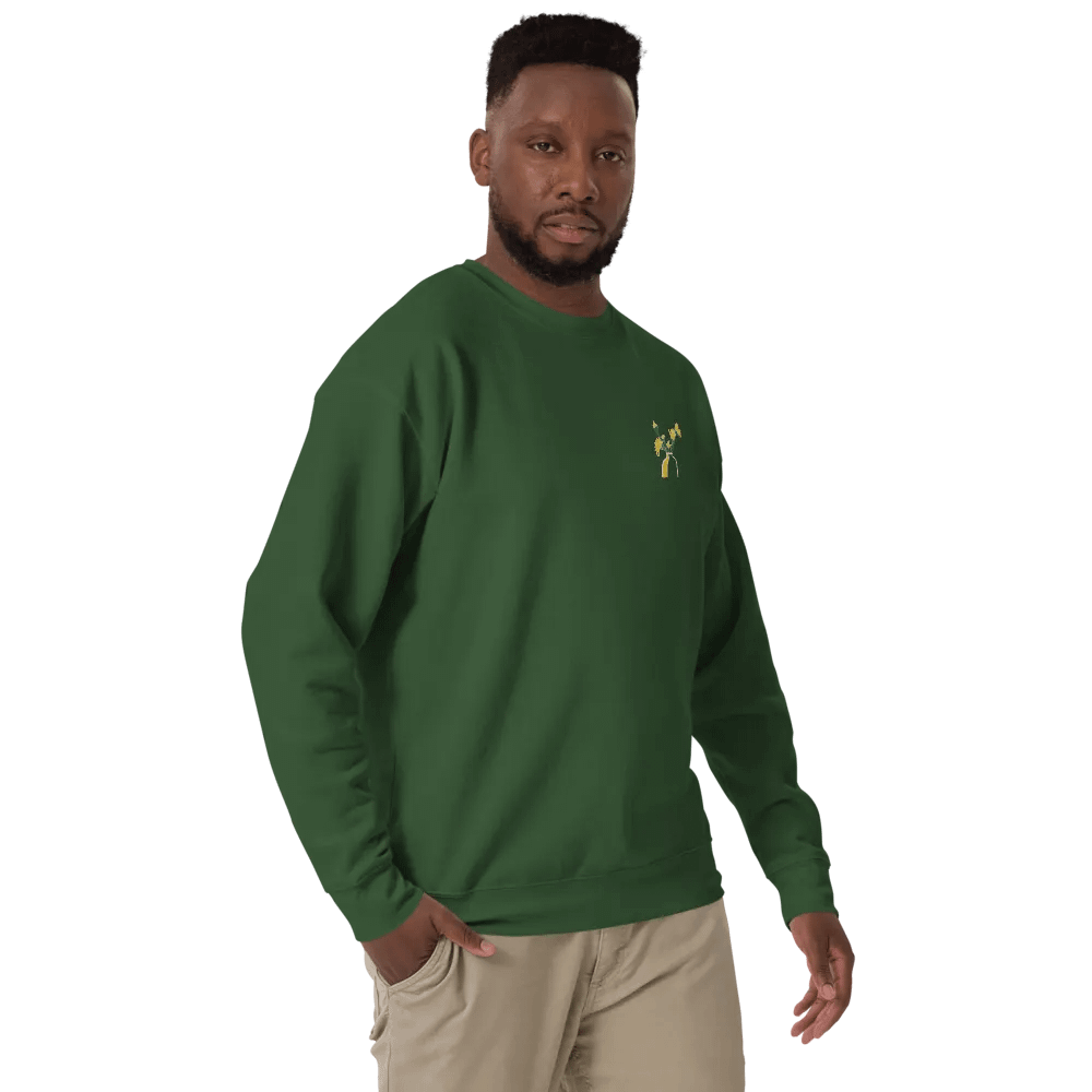 Flower vase doodle sweatshirt product image (116)