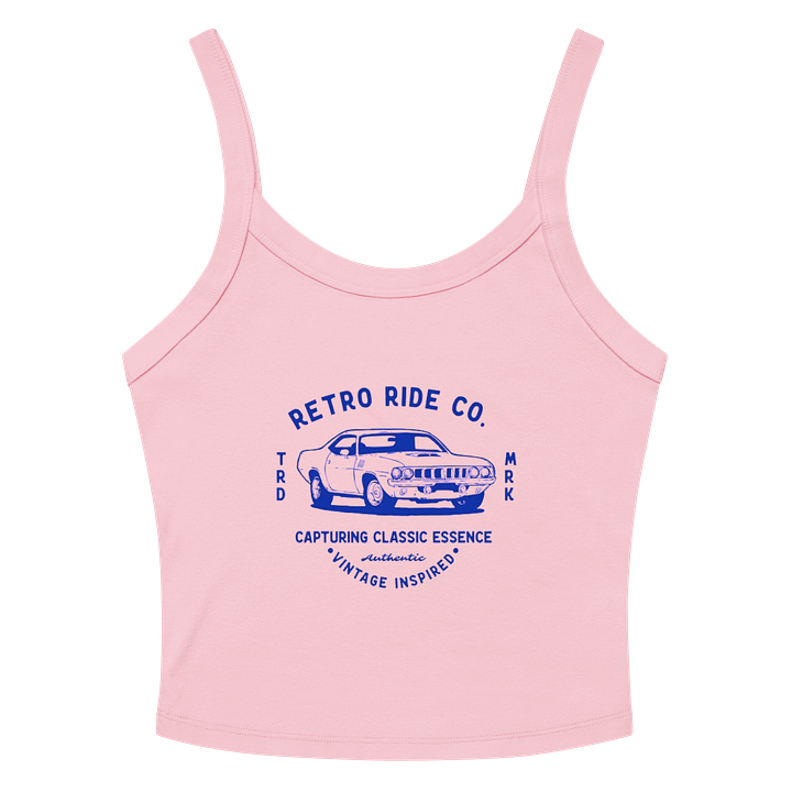 Blue Retro Ride Tank Top product image (2)