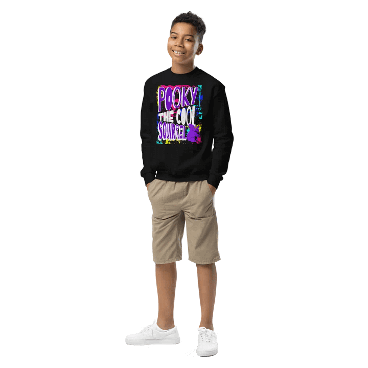 Pooky the Cool Squirrel Youth Sweatshirt product image (1)
