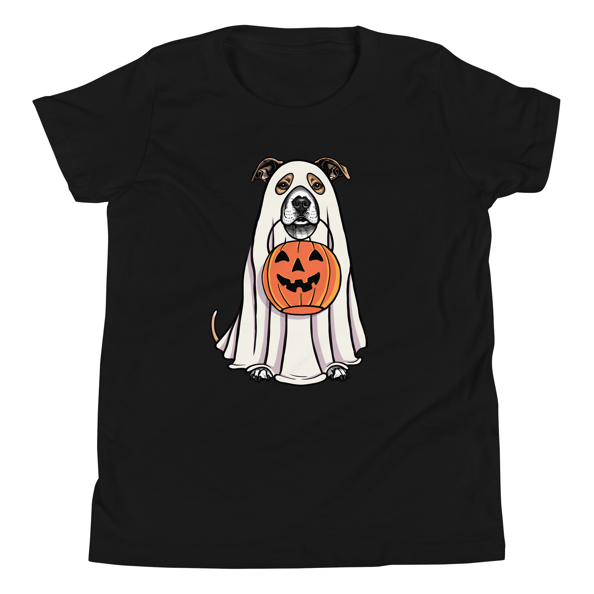 Halloween American Staffordshire Terrier(Fawn & White) Youth T-Shirt product image (5)