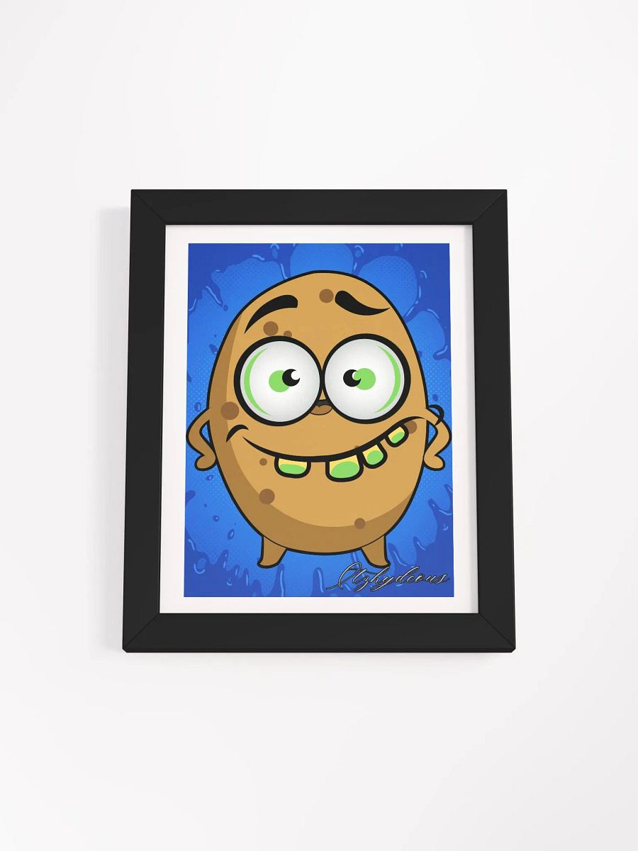 Aqua Spud Delight Framed Poster product image (1)