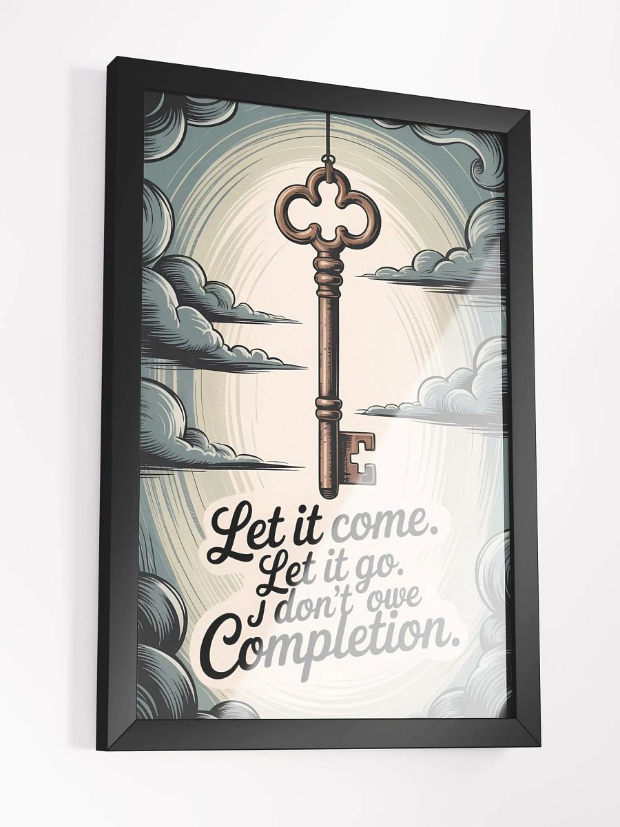 I don't Owe Completion - Manifestor Framed Wall Art Poster product image (4)