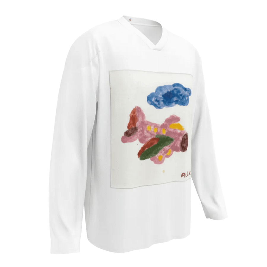 Kid Airplane (All-Over Print Recycled Hockey Fan Jersey) product image (4)