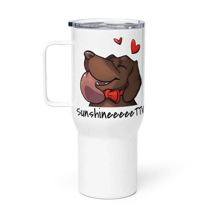 Copper Kiss White Travel Mug product image (1)