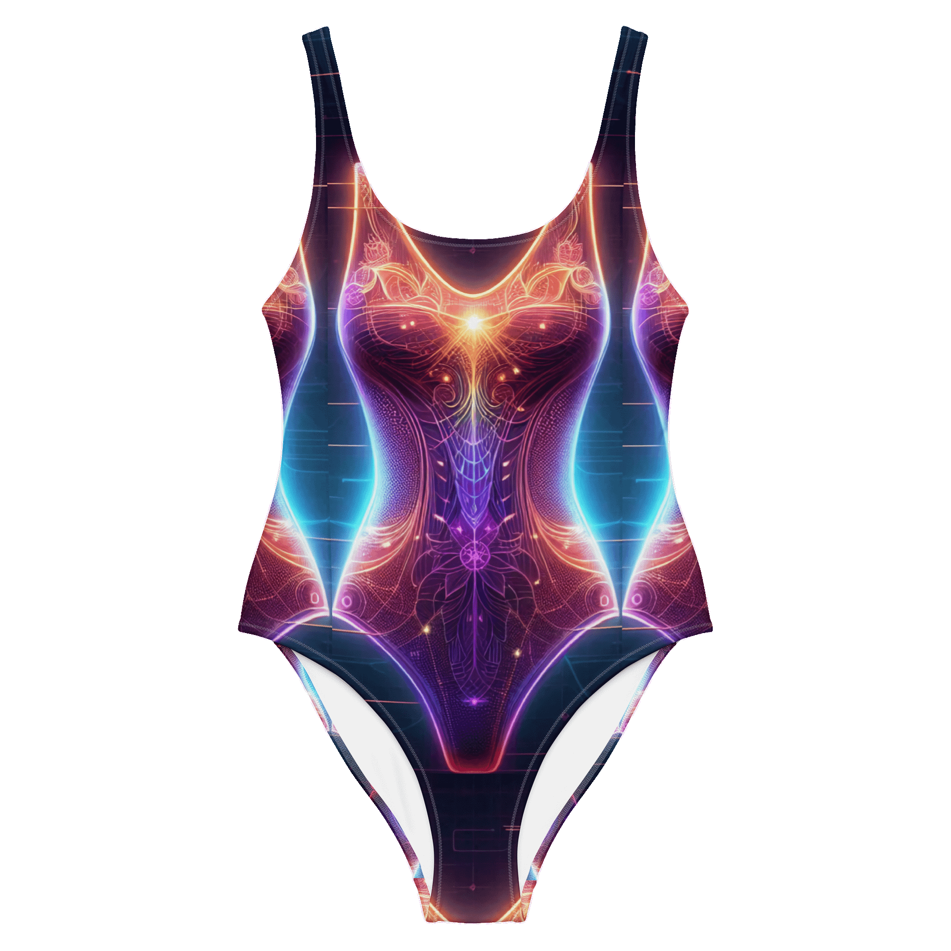 encoded body enhancer swimsuit print product image (2)