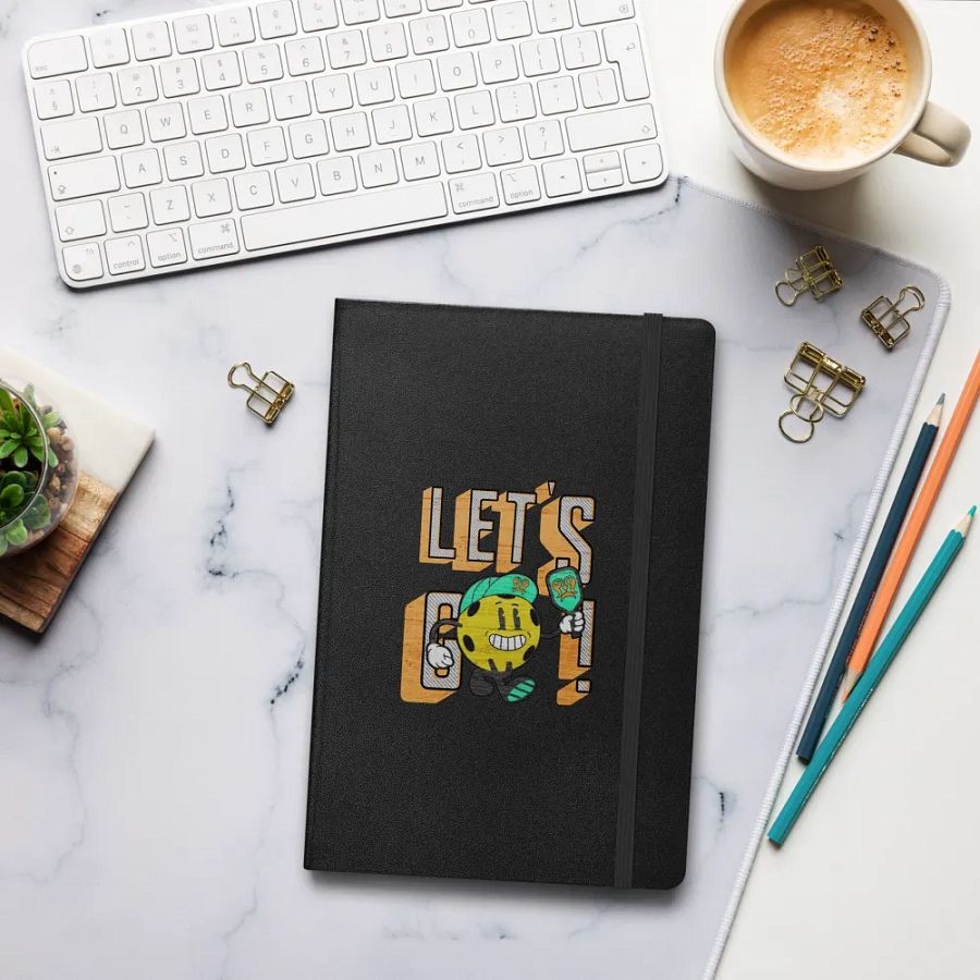 Lets Go Pickleball Hardcover Notebook product image (7)