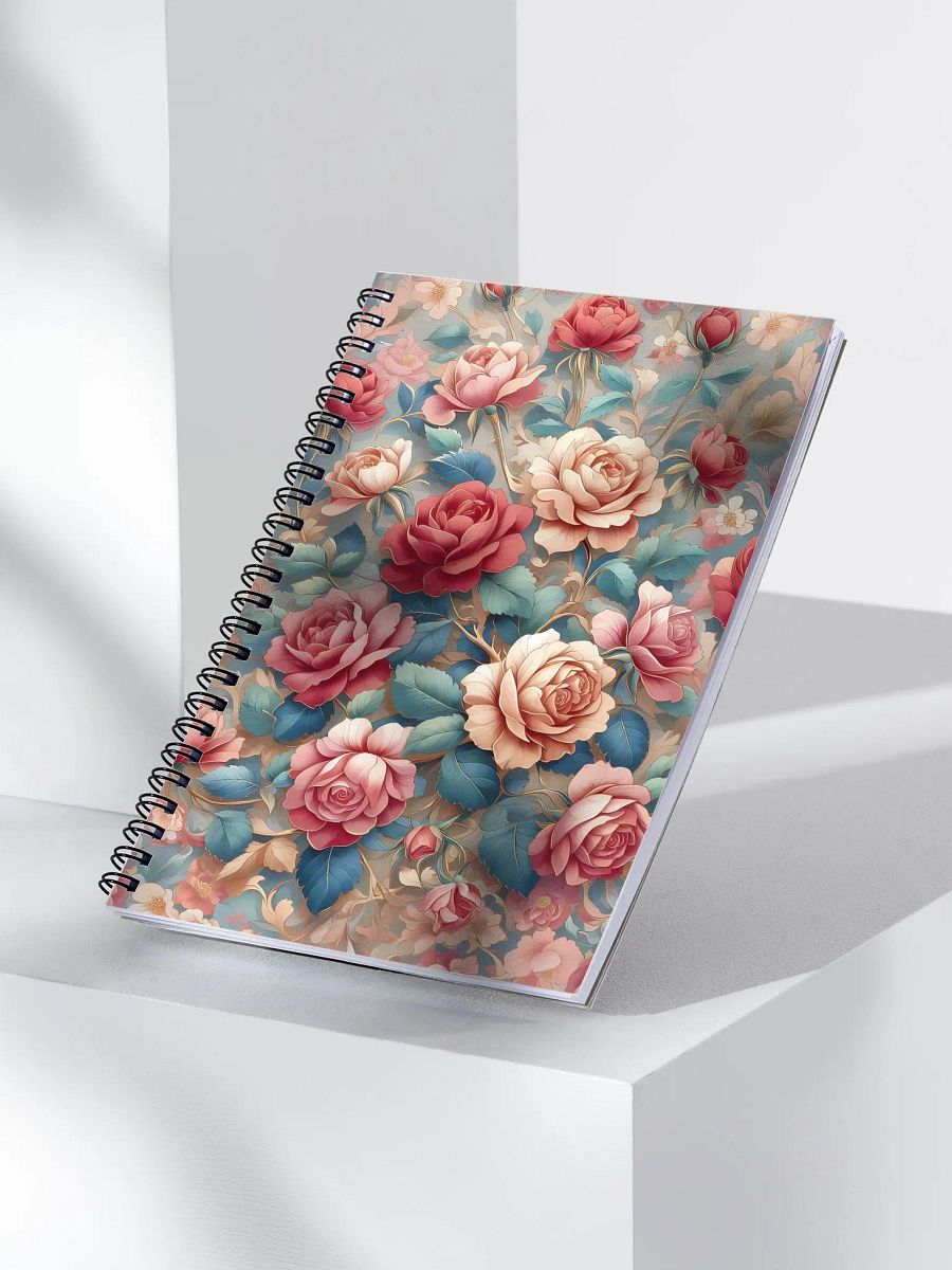 Royal Floral Spiral Notebook product image (3)