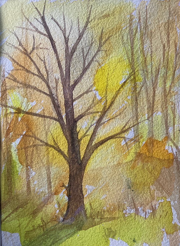 Original watercolor painting: Sunrise product image (1)